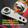 2 in 1 High Hardness 7075 Metal 25T Steering Servo Horn M3 Threads Steering Arm for Standard & High Torque Servo Motors view 4