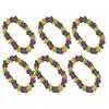 blinkee 12 Pack - Mardi Gras Merriment Hawaiian Flower Lei Necklace 36-Inch, Unlit, Perfect for Kaleidoscope Masquerade, Unity, Diversity and Creativity Celebrations view 2