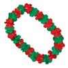 12 Packs - Festive Aloha Spirit Lei Necklace - Hawaiian Christmas Party Accessory, 36 Inch, Red and Green, Non-Light-Up, Pack of 3, Jingle Jangle Aloha Edition, Ho-Ho-Hula Model view 4