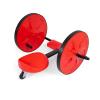 Big Wheel Hand-Operated Tricycle Plasma Car for Kids 3-8 - Exercise Coordination and Keep Fit It Can Rotate 360 in Situ, and The Diameter of The Big Wheel is 15.75",Red view 1