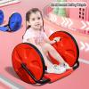 Big Wheel Hand-Operated Tricycle Plasma Car for Kids 3-8 - Exercise Coordination and Keep Fit It Can Rotate 360 in Situ, and The Diameter of The Big Wheel is 15.75",Red view 2