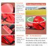 Big Wheel Hand-Operated Tricycle Plasma Car for Kids 3-8 - Exercise Coordination and Keep Fit It Can Rotate 360 in Situ, and The Diameter of The Big Wheel is 15.75",Red view 3