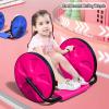 Big Wheel Hand-Operated Tricycle Plasma Car for Kids 3-8 - Exercise Coordination and Keep Fit It Can Rotate 360 in Situ, and The Diameter of The Big Wheel is 15.75",Pink view 2