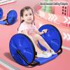 Big Wheel Hand-Operated Tricycle Plasma Car for Kids 3-8 - Exercise Coordination and Keep Fit It Can Rotate 360 in Situ, and The Diameter of The Big Wheel is 15.75",Blue view 2