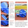 Big Wheel Hand-Operated Tricycle Plasma Car for Kids 3-8 - Exercise Coordination and Keep Fit It Can Rotate 360 in Situ, and The Diameter of The Big Wheel is 15.75",Blue view 3