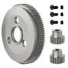 EPINON Metal Steel 48P 86T Spur Gear for 1/10 2WD Slash Rustler Stampede with 19T 21T Pinions Gear Sets Upgrade Parts Replace 4686 view 1