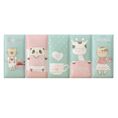 3D Leather Wall Padding Kids Room Self- Adhesive Wall Cushion Cartoon Anti Collision Wall Panels Baby Safety Soft Wall Sticker(Style 1)
