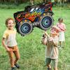 Monster Truck Pinata Car with Stick and Blindfold for Boys' Birthday Party Decoration view 3