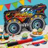 Monster Truck Pinata Car with Stick and Blindfold for Boys' Birthday Party Decoration view 4