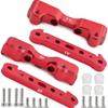 Aluminum Suspension Hanger Lower Arm Mount Upgrade for 1/5 ARRMA Kraton 8s Outcast 8s, Front Rear Lower Arm Mount Set Parts, Replacement of # ARA330555 ARA330557 ARA330556 ARA330594(Red) view 1