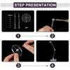 FINGERINSPIRE 6 Pcs Action Figure Stands Clear Doll Model Support Stand with 2 inch Round Base Assembly Action Figure Display Holder without Claw Durable Display Stand Compatible with Figures Models view 3