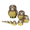 SLOFL Matryoshka Owls Russian Nesting Dolls 10 Layers Wooden Matryoshka Animal Stacking Doll Collection Home Decor Creative Toys view 2