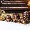 SLOFL Matryoshka Owls Russian Nesting Dolls 10 Layers Wooden Matryoshka Animal Stacking Doll Collection Home Decor Creative Toys view 3