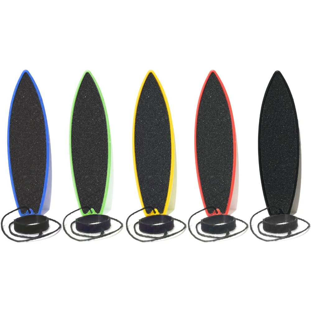 ACEGENIU 4 Pack Finger Surfboard for Car Ride - 1.4" x 4.5" Pro Air Fingerboard, Fun Keepsake Toy Gifts for Teens, Ideal Birthday & Travel Stocking Stuffers