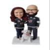 Custom Boblehead Figurine Custom Couples Anniversary,Personalized Wedding Bride Groom Sculpture Custom Bobblehead Birthday, Holiday, for Mom and Friend, Corporate,Customized Gifts Base On Your Photos view 1