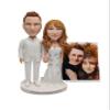 Custom Boblehead Figurine Custom Couples Anniversary,Personalized Wedding Bride Groom Sculpture Custom Bobblehead Birthday, Holiday, for Mom and Friend, Corporate,Customized Gifts Base On Your Photos view 4
