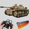 Ssccgym 3868 Large Remote Control Assault Tank F/8 No.3 TK7.0 Airsoft BB Shooting 1/16 Scale RC German Military Vehicle Truck Collection Model (Grey Professional RC Tank) view 1