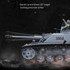 Ssccgym 3868 Large Remote Control Assault Tank F/8 No.3 TK7.0 Airsoft BB Shooting 1/16 Scale RC German Military Vehicle Truck Collection Model (Grey Standard RC Tank) view 4
