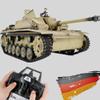 Ssccgym 3868 Large Remote Control Assault Tank F/8 No.3 TK7.0 Airsoft BB Shooting 1/16 Scale RC German Military Vehicle Truck Collection Model (Desert Yellow Standard RC Tank) view 1