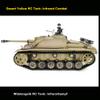 Ssccgym 3868 Large Remote Control Assault Tank F/8 No.3 TK7.0 Airsoft BB Shooting 1/16 Scale RC German Military Vehicle Truck Collection Model (Desert Yellow Standard RC Tank) view 2