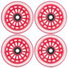AOWESM Wiggle Car Polyurethane Replacement Wheels Upgrade Swing Car Wheels w/Bearings ABEC-9 for Ride-on Toys - Twist, Swivel, Go - 2 Convex Front Wheels, 2 Concave Rear Wheels (Red) view 3