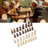 32 Pcs Chess Pieces, Chess Game Figurine Pieces Replacement Accessory for Family Gatherings Party Games view 4
