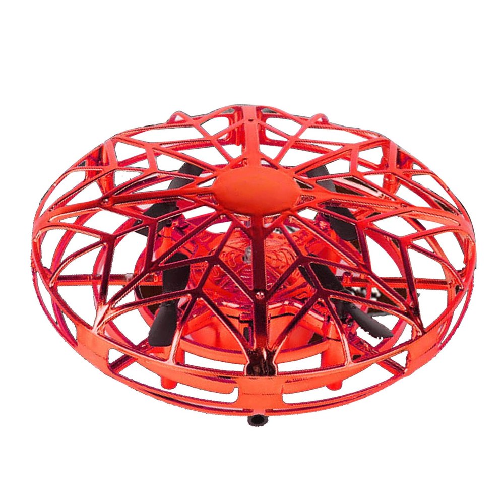 AMONIDA Flying Toy, Multiple Play Methods Flying Indoor (Red)