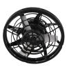 AMONIDA Flying Spinner, Flying Saucer Toy, ABS Plastic Alloy Lightweight and Portable Flying Toy Flying Toys for Multiple Stunts and Flight Movements(Black) view 4