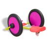 3-10 Years Old Children's Crankshaft Manual Power Tricycle 0-Exercise Coordination and Physical Fitness in Situ 360Rotation Large Wheel Diameter 15.75" (Pink) view 1