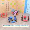 3-10 Years Old Children's Crankshaft Manual Power Tricycle 0-Exercise Coordination and Physical Fitness in Situ 360Rotation Large Wheel Diameter 15.75" (Pink) view 4