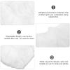 Toddmomy 50pcs Sanitized Toilet Seat Covers Portable Potty Seat Covers for Public Travel Non-woven Fabric Easy to Store Warmth Toilet Pads view 2