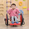3-10 Years Old Children's Crankshaft Manual Power Tricycle 0-Exercise Coordination and Physical Fitness in Situ 360Rotation Large Wheel Diameter 15.75" (Red) view 2