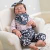 RXDOLL Sleeping Reborn Baby Dolls 20 inch Soft Body Realistic Newborn Baby Dolls That Look Real Life Baby Doll with Clothes and Bottles Gifts Set for Kids Age 3+ view 2