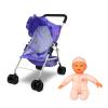 Baby Doll Collection Anivia Doll Stroller Heart Design Gifts for Toddlers and Girls Foldable Doll Stroller view 1