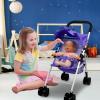Baby Doll Collection Anivia Doll Stroller Heart Design Gifts for Toddlers and Girls Foldable Doll Stroller view 2