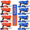 Banvih 8 Packs Big Gun Set for Nerf Party Supplies & Favors, for Boys Birthday Bulk War Party Bundle - Equipped: 8 Big Blasters, Goggles, Masks, Wristbands, 160 Foam Darts view 1