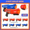 Banvih 8 Packs Big Gun Set for Nerf Party Supplies & Favors, for Boys Birthday Bulk War Party Bundle - Equipped: 8 Big Blasters, Goggles, Masks, Wristbands, 160 Foam Darts view 2