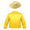 Aislor Kids Boys Girls Shiny Sequins Long Sleeve Shirt Jazz Latin Street Dance Top Disco Party Costume with Hat Set Gold 13-14 Years view 2