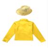 Aislor Kids Boys Girls Shiny Sequins Long Sleeve Shirt Jazz Latin Street Dance Top Disco Party Costume with Hat Set Gold 13-14 Years view 4