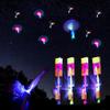 60pcs Led Arrow Helicopter Flying Toy Party Fun Gift Elastic Slingshot Flying Copters Birthdays Summer Day Party Favors Outdoor Game for Kids view 1