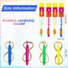 60pcs Led Arrow Helicopter Flying Toy Party Fun Gift Elastic Slingshot Flying Copters Birthdays Summer Day Party Favors Outdoor Game for Kids view 2