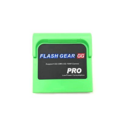 YANHAO [Video Game Parts] 4.0 Version Flash Gear Love Pro Power Saving Flash Cart Game Cartridge Card PCB for Sega Game Gear GG Card Box [Replace] (Color : Green Pro)
