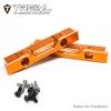 TREAL SCX10 Pro Front Rear Bumper Mount Aluminum 7075 Upgrades Accessories (Orange) view 2