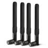 Bingfu 4G LTE Cellular Trail Camera Antenna 8dBi RP-SMA Male Antenna (4-Pack) Compatible with Spypoint Link Micro Solar EVO Link S Dark Wildlife Hunting Game Cam Outdoor Mobile Security Camera view 1