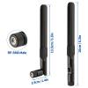 Bingfu 4G LTE Cellular Trail Camera Antenna 8dBi RP-SMA Male Antenna (4-Pack) Compatible with Spypoint Link Micro Solar EVO Link S Dark Wildlife Hunting Game Cam Outdoor Mobile Security Camera view 2