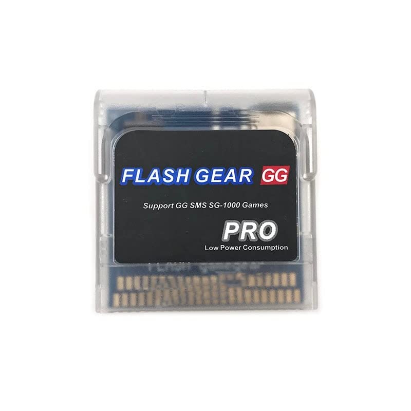 YANHAO [Video Game Parts] 4.0 Version Flash Gear Love Pro Power Saving Flash Cart Game Cartridge Card PCB for Sega Game Gear GG Card Box [Replace] (Color : Clear Pro)