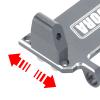 INJORA Adjustable Servo Mount CNC Aluminum for Axial SCX24 1/24 RC Crawler Upgrade(Grey) view 3