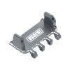 INJORA Adjustable Servo Mount CNC Aluminum for Axial SCX24 1/24 RC Crawler Upgrade(Grey) view 4