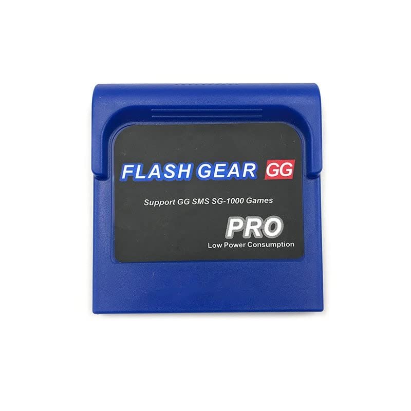 YANHAO [Video Game Parts] 4.0 Version Flash Gear Love Pro Power Saving Flash Cart Game Cartridge Card PCB for Sega Game Gear GG Card Box [Replace] (Color : Dark Blue Pro)