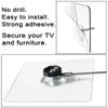 10 inches Stainless Steel Furniture Straps for Baby Proofing, No-Drill Furniture Anchors Earthquake Straps, Prevent Falling and Anti Tip TV Safety Straps, 6 Pcs view 4